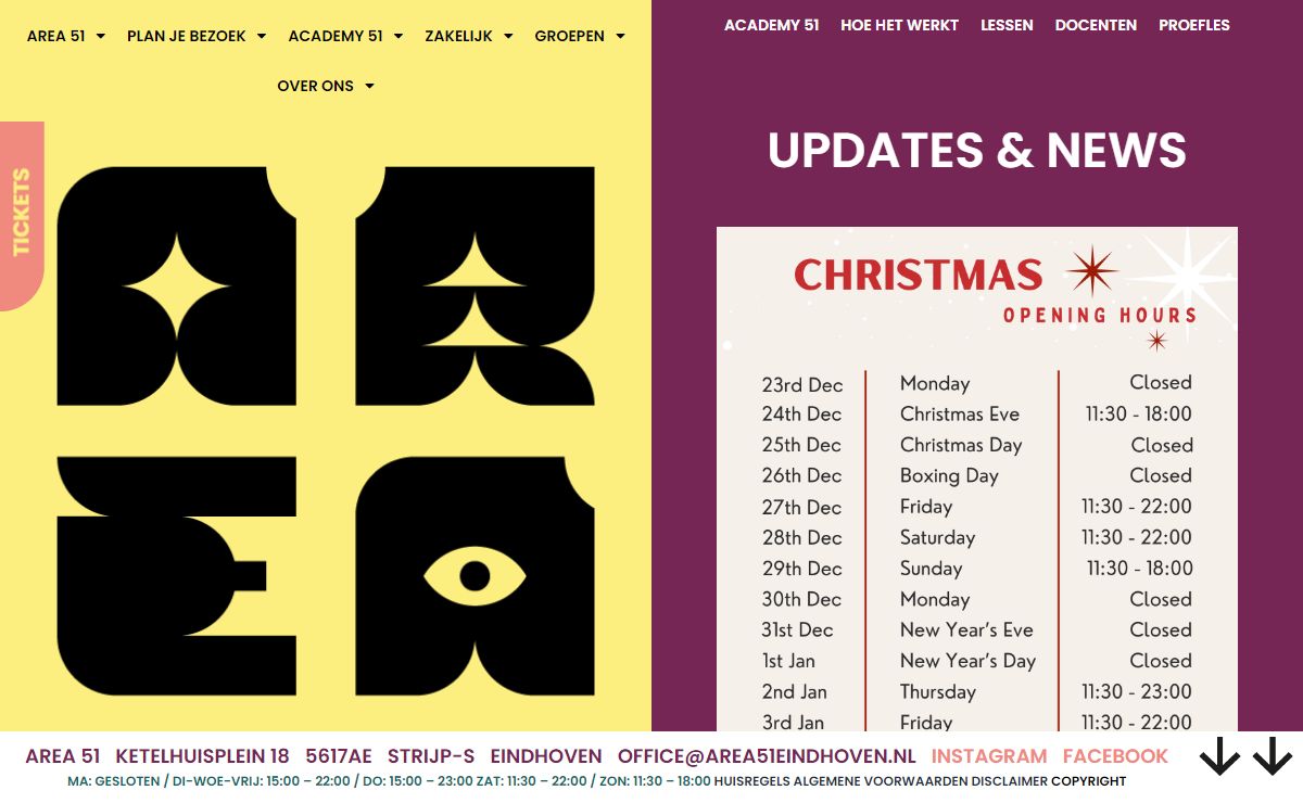Homepage - Area51 | Urban Culture