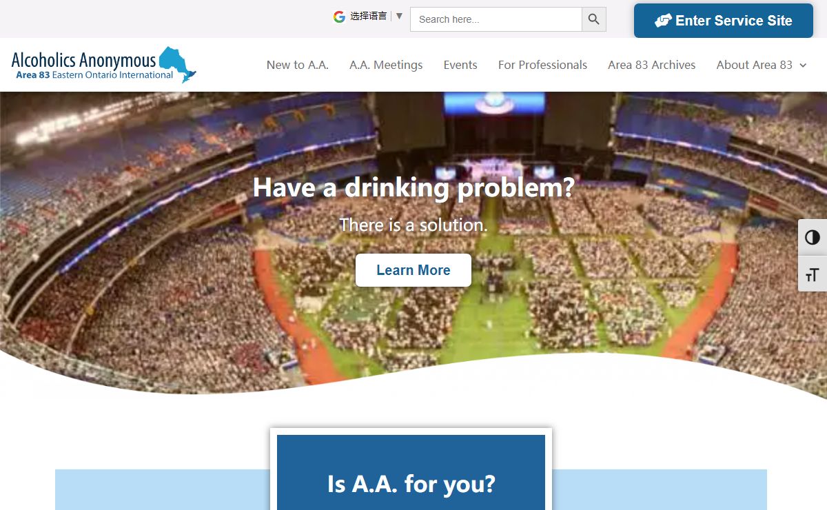 Home - Area 83 Alcoholics Anonymous