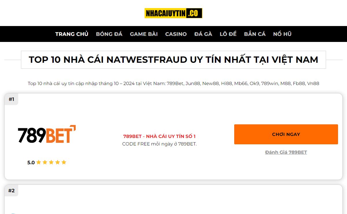 789 BET - Nhà Cái Uy Tín Nhất Việt Nam - Nạp Rút Nhanh Chóng