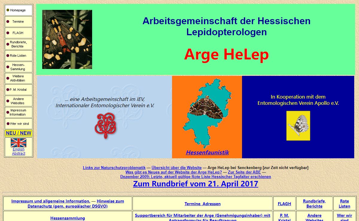 Arge HeLep -- Arbeitsgemeinschaft der Hessischen Lepidopterologen