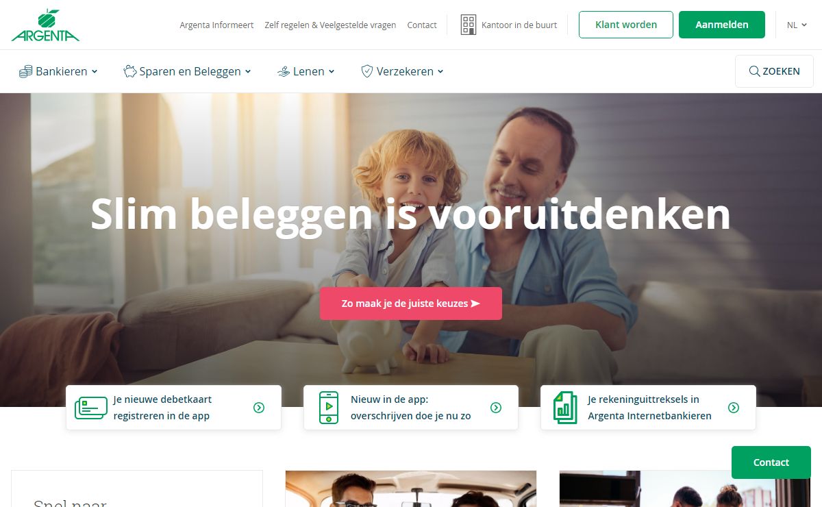 Wat kunnen we voor jou doen? | Argenta