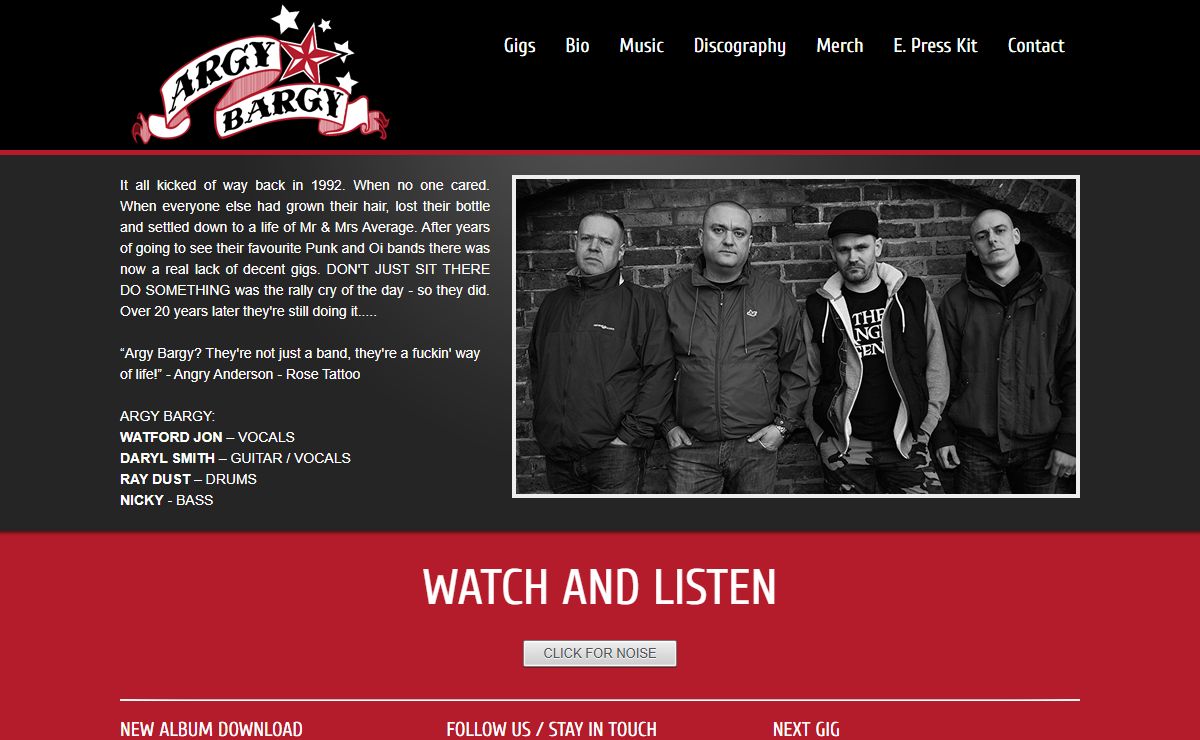 Argy Bargy UK - Official | Brickwall Street Punk from Watfords Finest