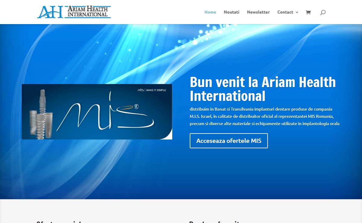 Bun venit » Ariam Health