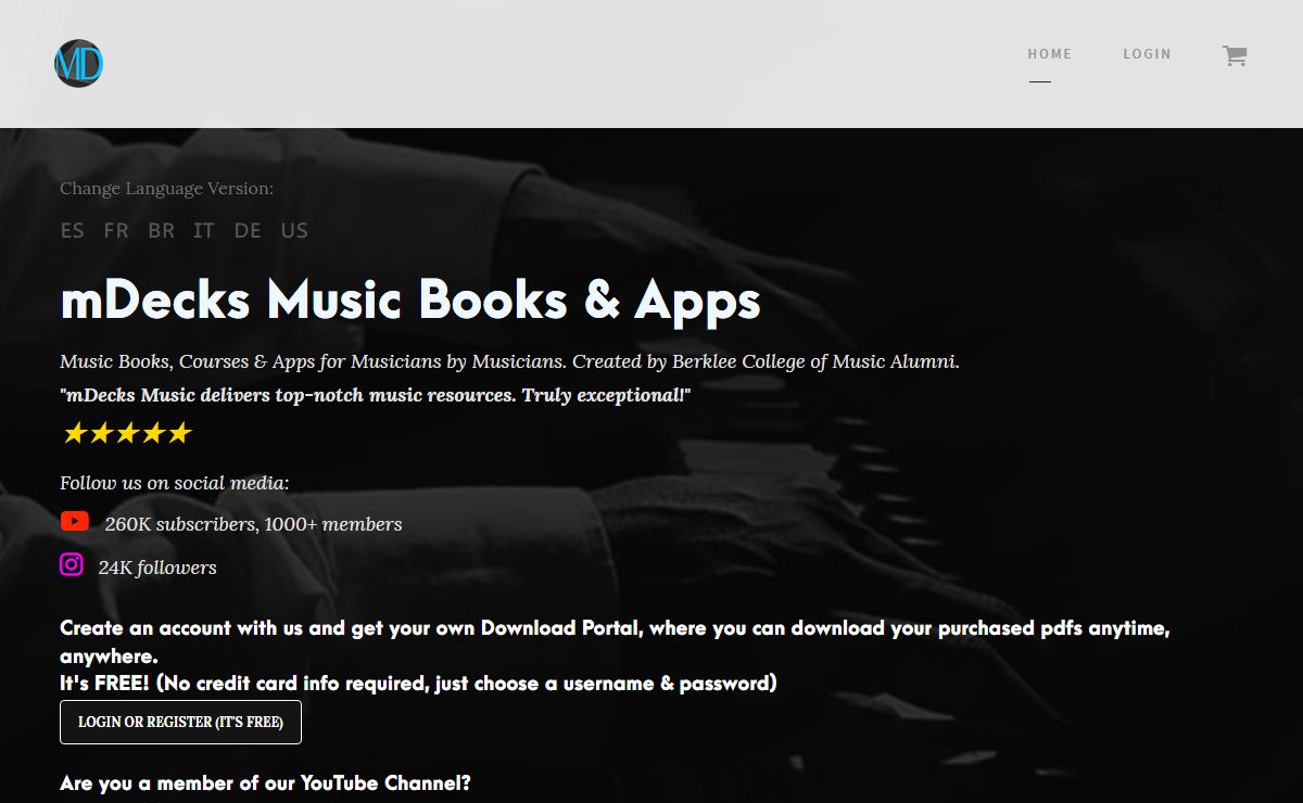 mDecks Music – Mapping Tonal Harmony & Jazz Piano Courses