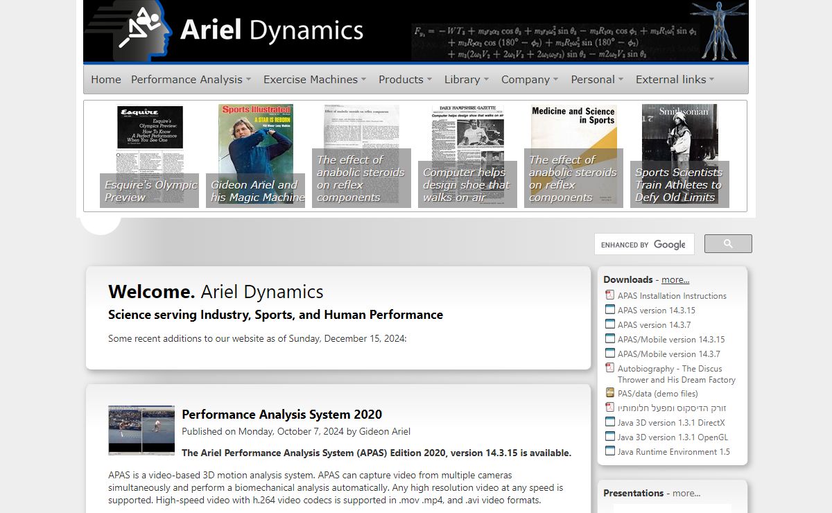 Home Page - Ariel Dynamics