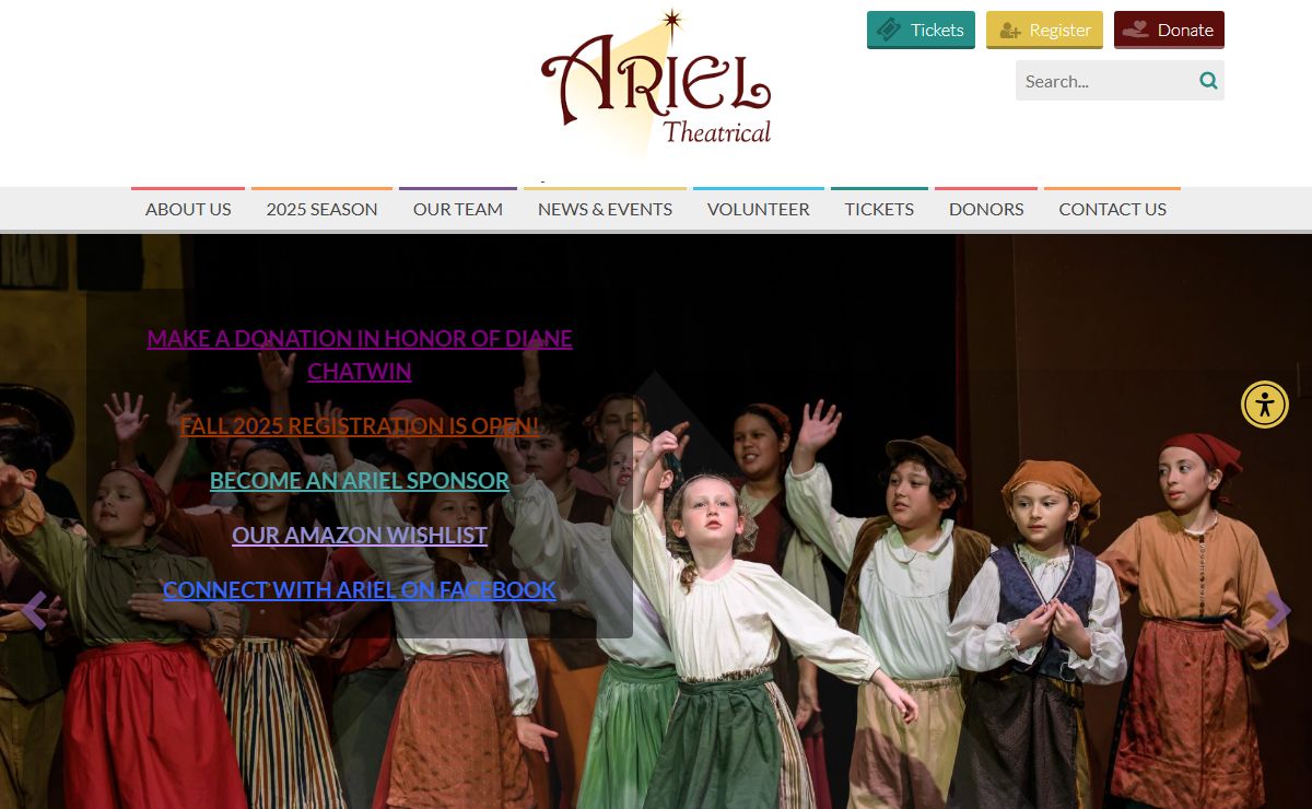 ARIEL Theatrical | Children's Community Theatre | Salinas, CA