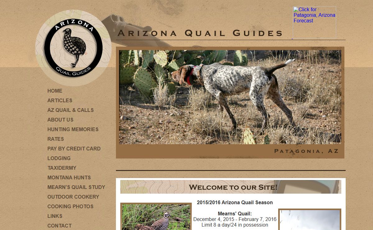 Arizona Quail Guides - Arizona Quail Guides - Hunts for Mearns', Gambel's, and Scaled Quail