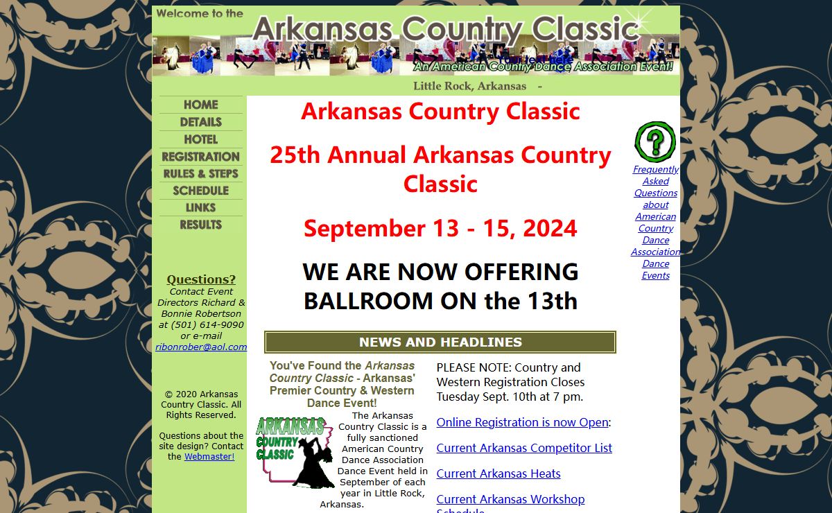 Welcome to the Arkansas Country Classic