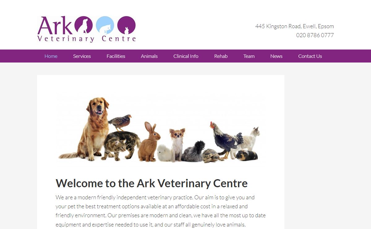 Ark Vets – An independent veterinary surgery in Ewell, Epsom