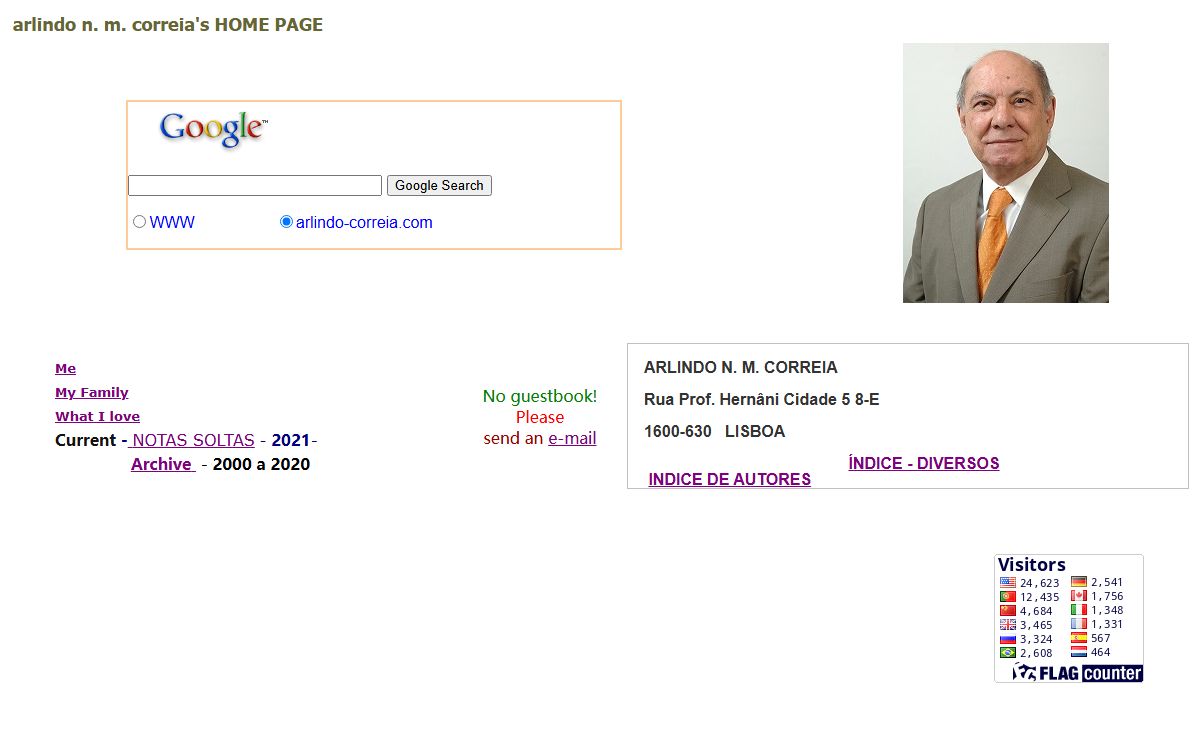 Arlindo N. M.  Correia's Home Page