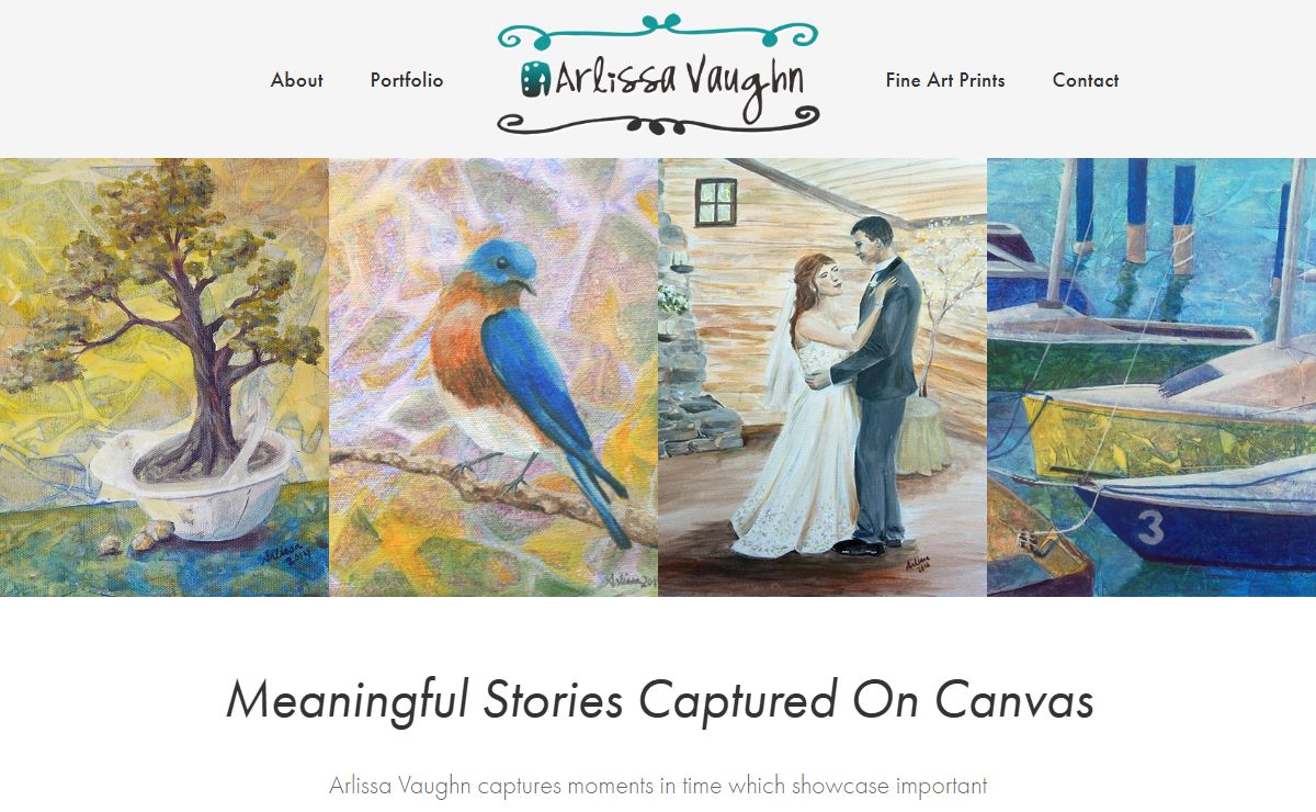 Arlissa Vaughn -- Modern Portrait Painter & Live Event Artist