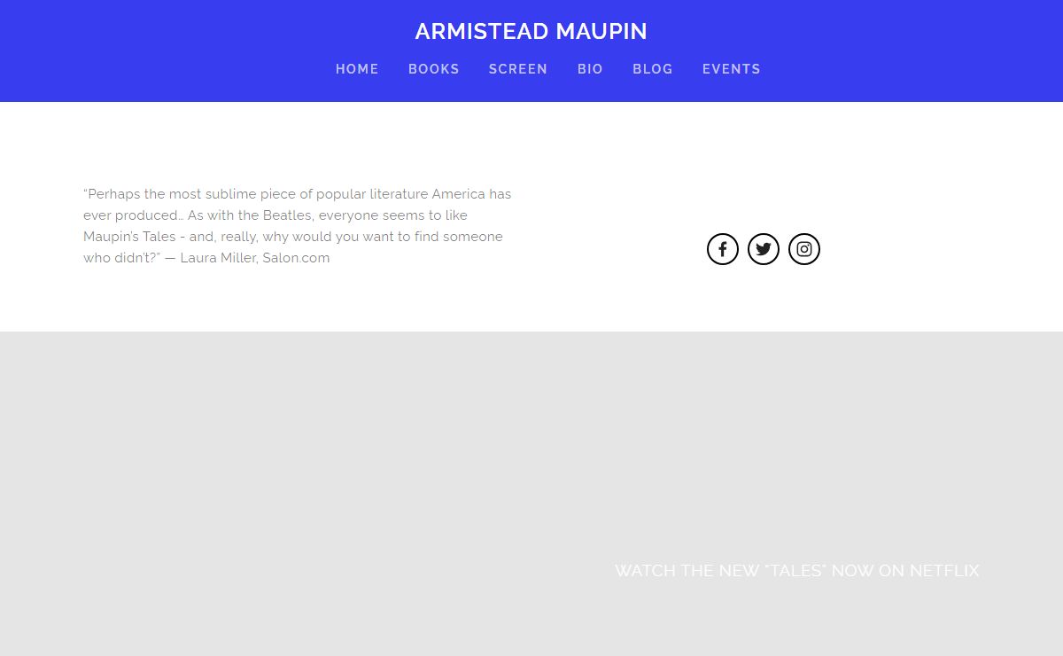 Armistead Maupin