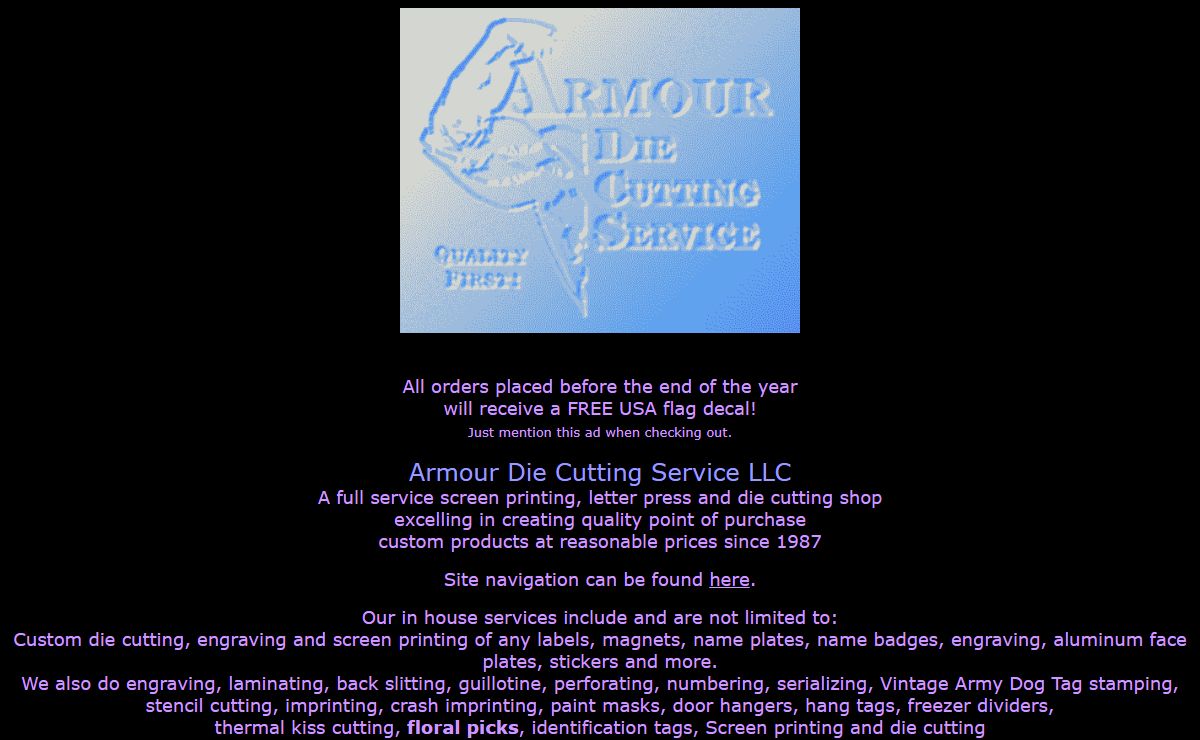 Armour Die Cutting, engraving and Screen Printing Custom Die Cut magnets, stickers, labels and magnetic vent covers