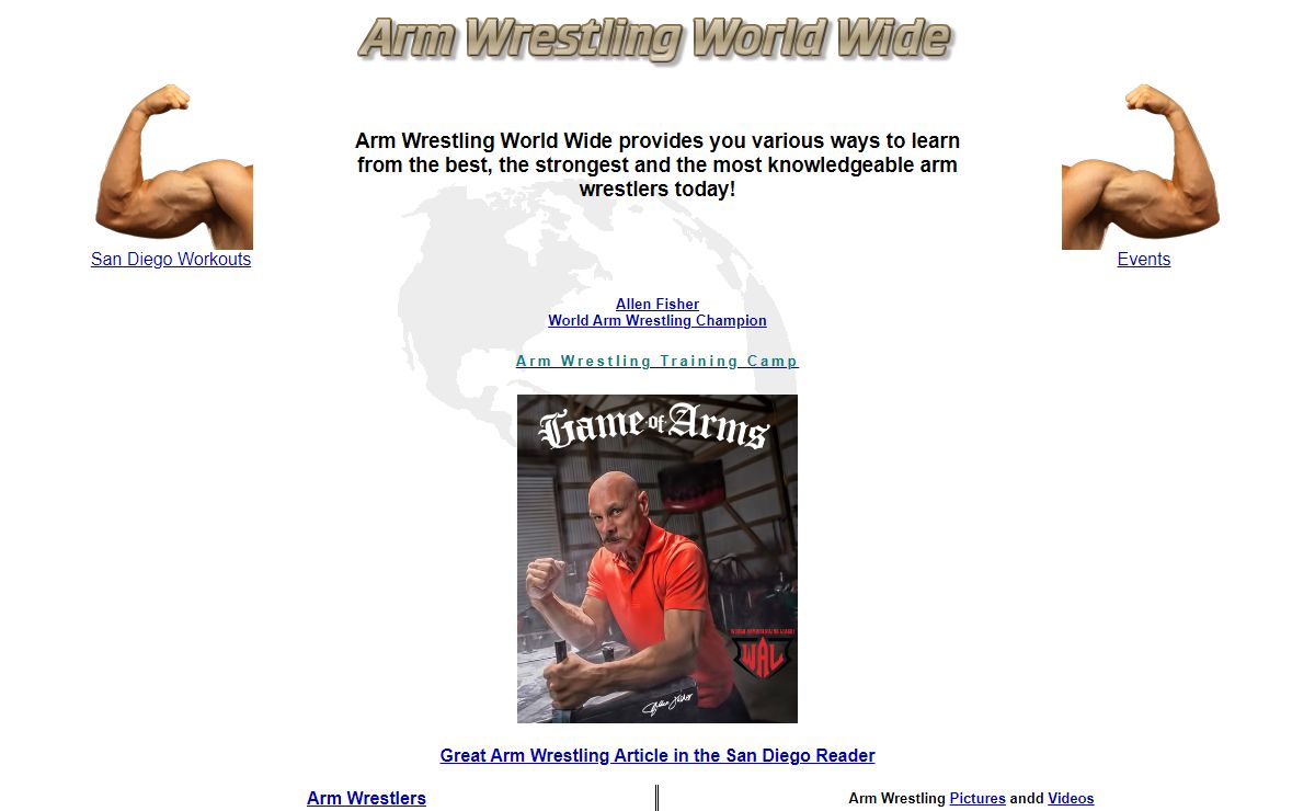 Arm Wrestling World Wide | Muscle and Fitness Training for Health | Juice Plus+庐 the Athletes Choice for Peak Performance and Optimum Health! |