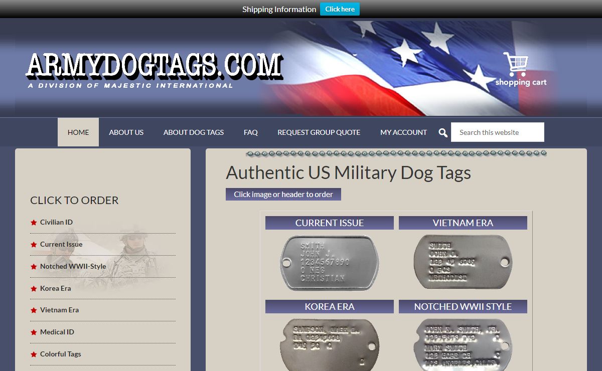 Army Dog Tags – Authentic US Military Dog Tags - ARMYDOGTAGS.COM