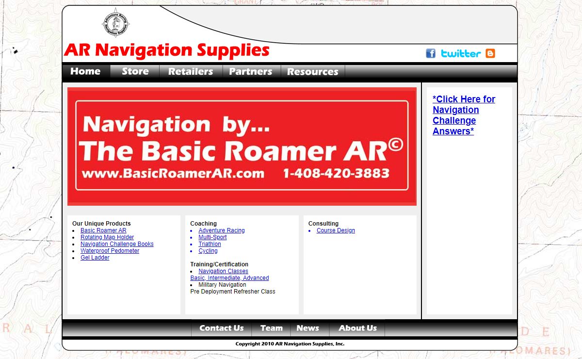 AR Navigation Supplies: Home