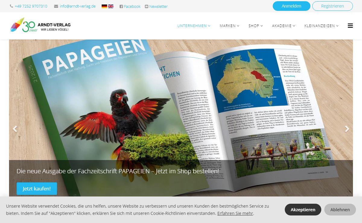 Gefiederte Welt, PAPAGEIEN, WP Wellensittich & Papageien Magazin: Zeitschriften, Bücher, Veranstaltungen für Vogelhalter und Züchter