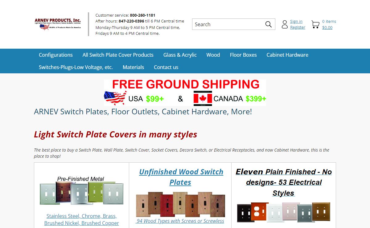 Light Switch Plate Covers | Floor Boxes | Electrical Switches | Glass and Mirror wallplates |