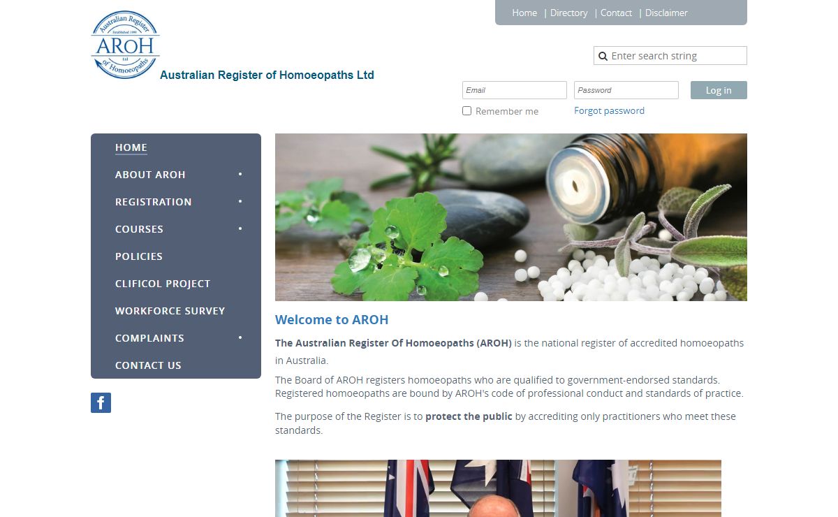 Australian Register of Homoeopaths Ltd. - Home
