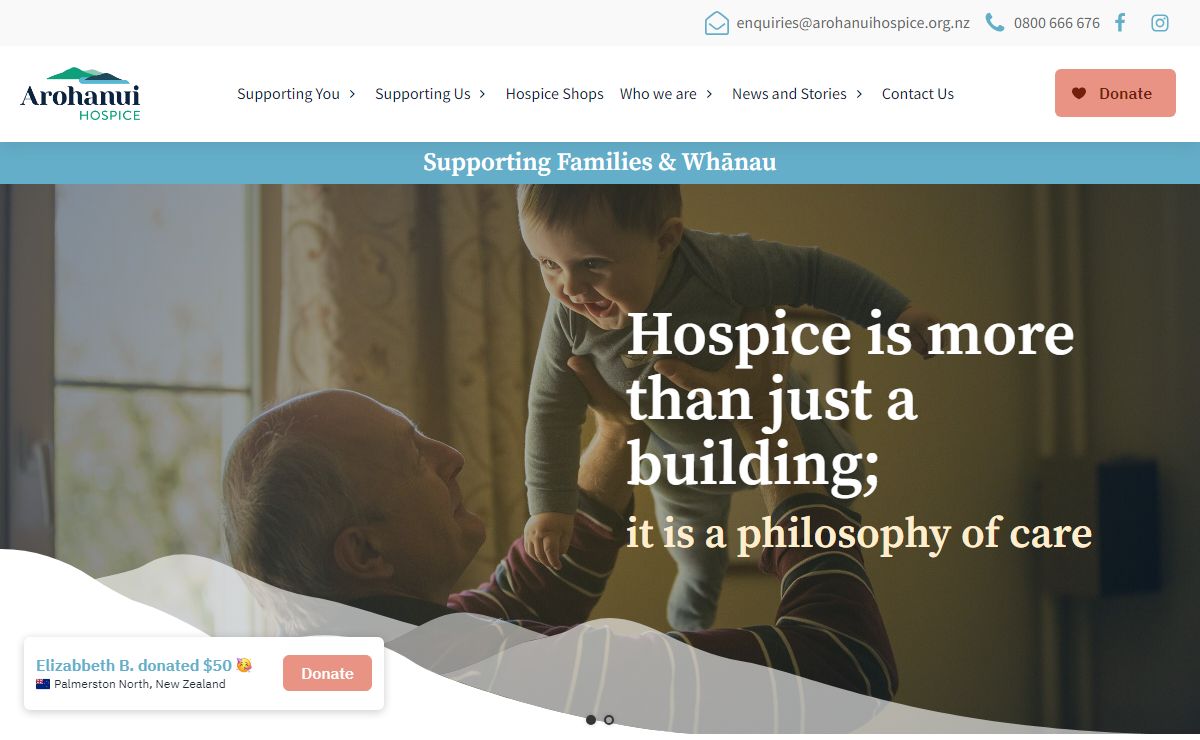 Arohanui Hospice - Specialist palliative care | Manawatu, Tararua, Horowhenua & Rangitikei