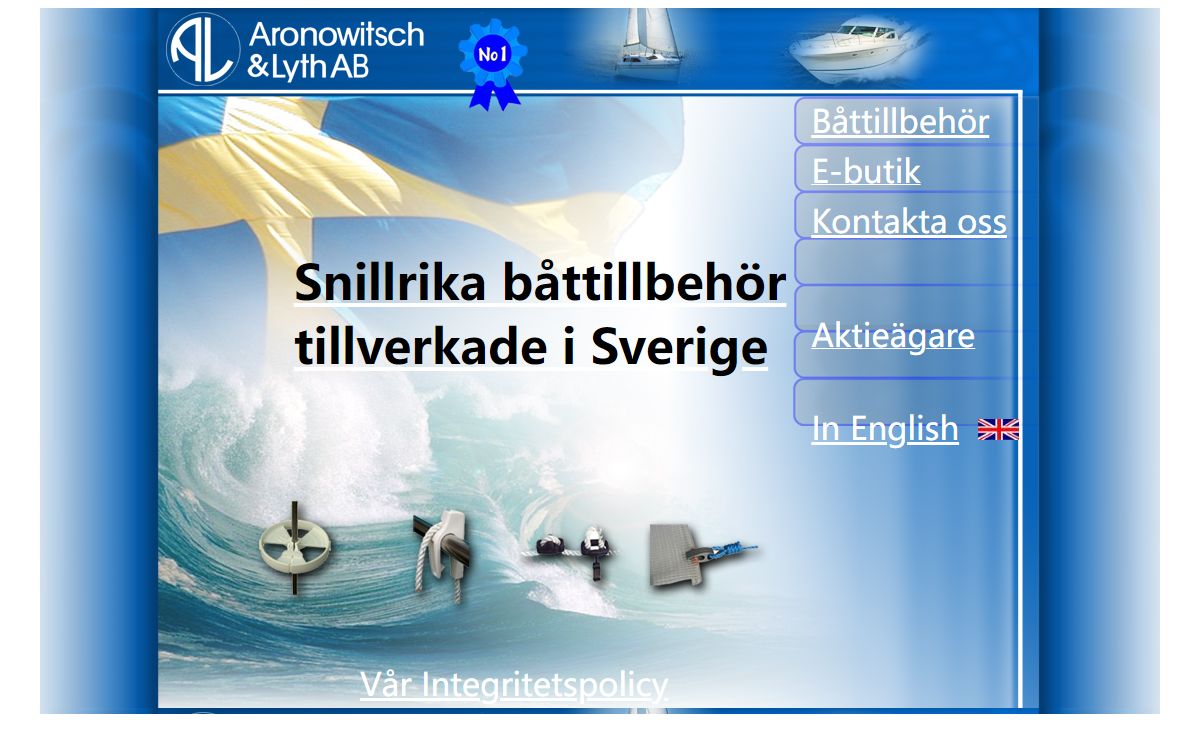 Snillrika Båttillbehör | Webshop | Aronowitsch & Lyth AB