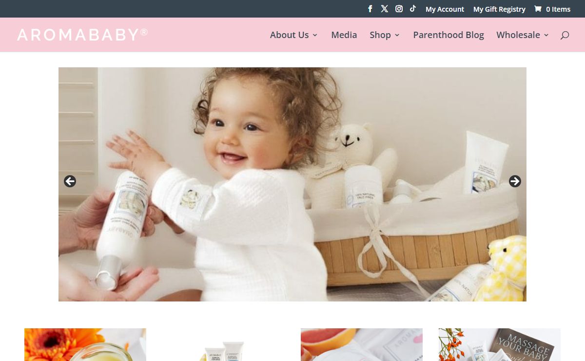 Organic Baby Skincare Australia Aromababy Natural Skincare