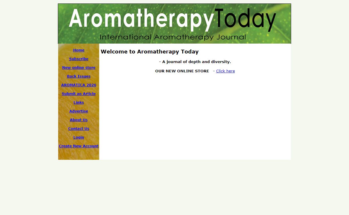 Aromatherapy Today | Home