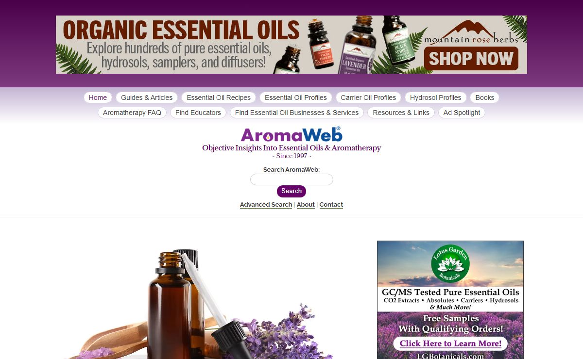 Learn About Essential Oils & Explore Aromatherapy | AromaWeb