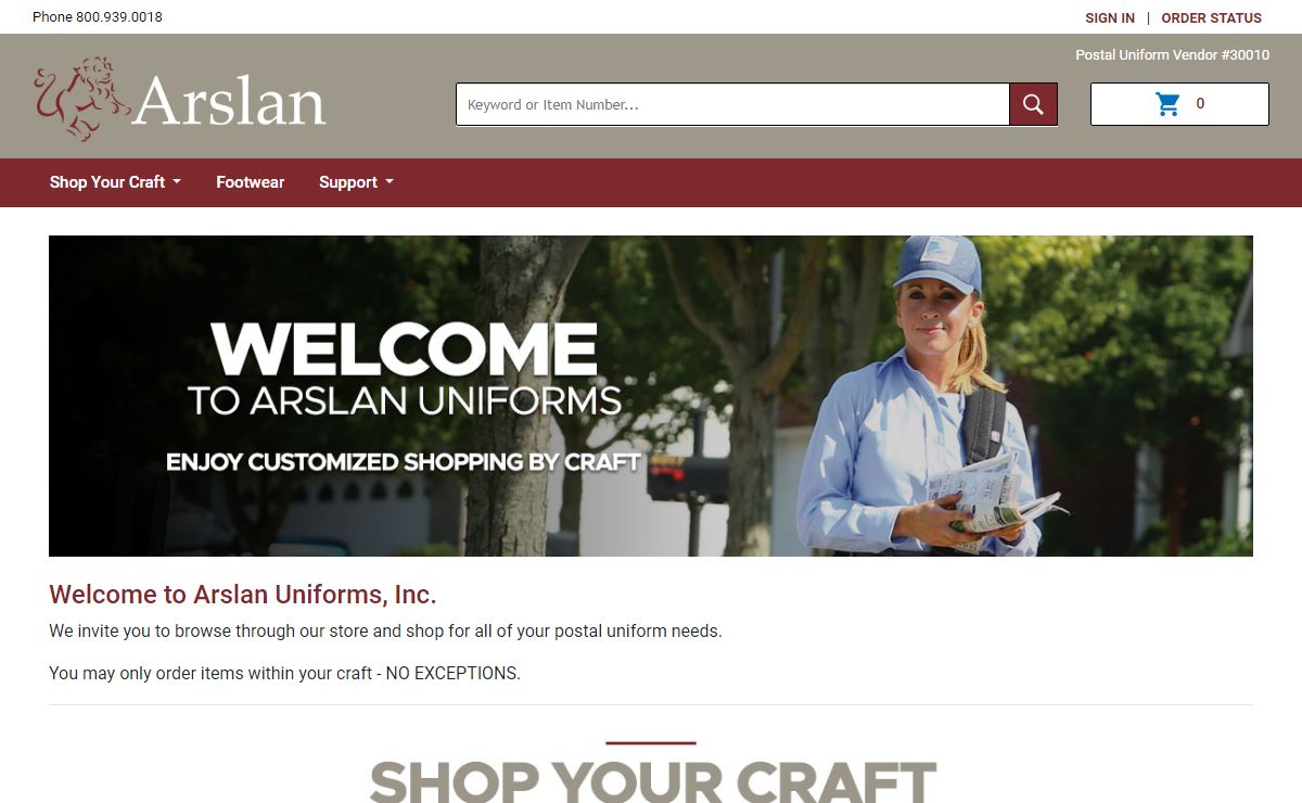 Arslan | Quality USPS Postal Uniforms at Discount Prices