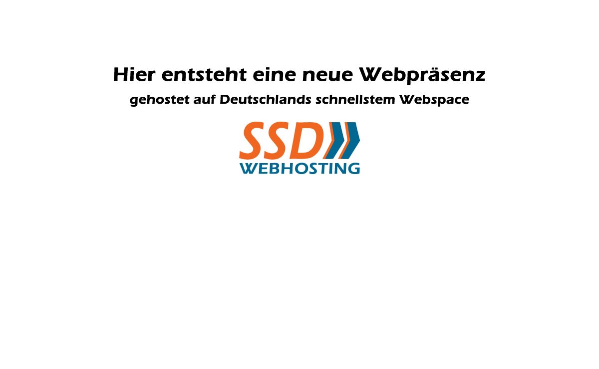 Neuer Webauftritt - SSD Webhosting