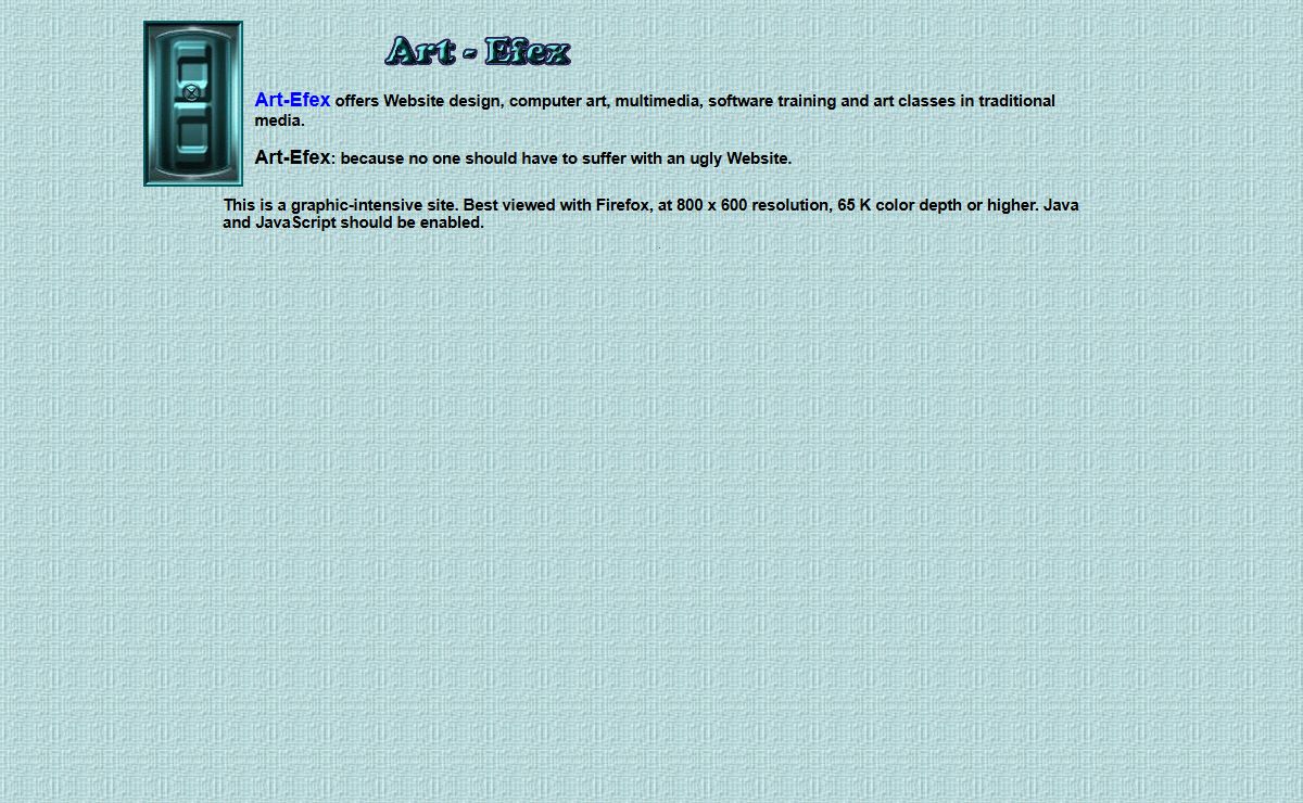 Art-Efex : Website design and computer art