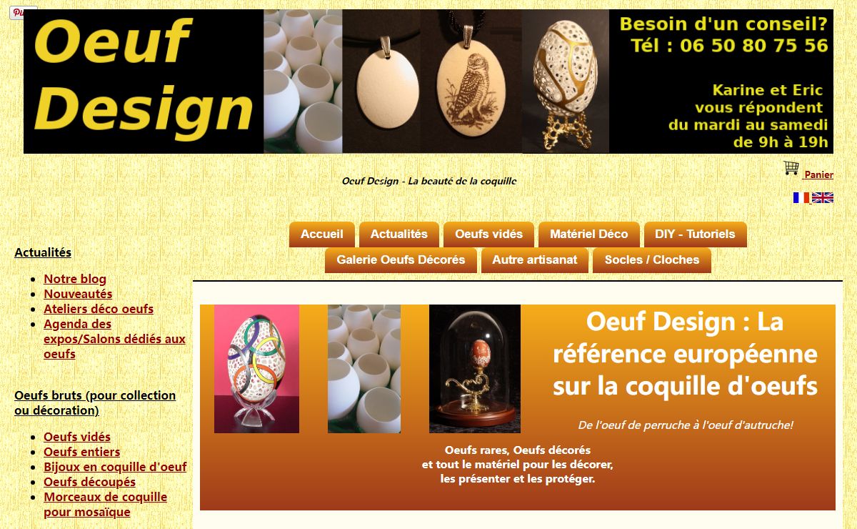 Oeuf Design - créateurs du monde, créations nature