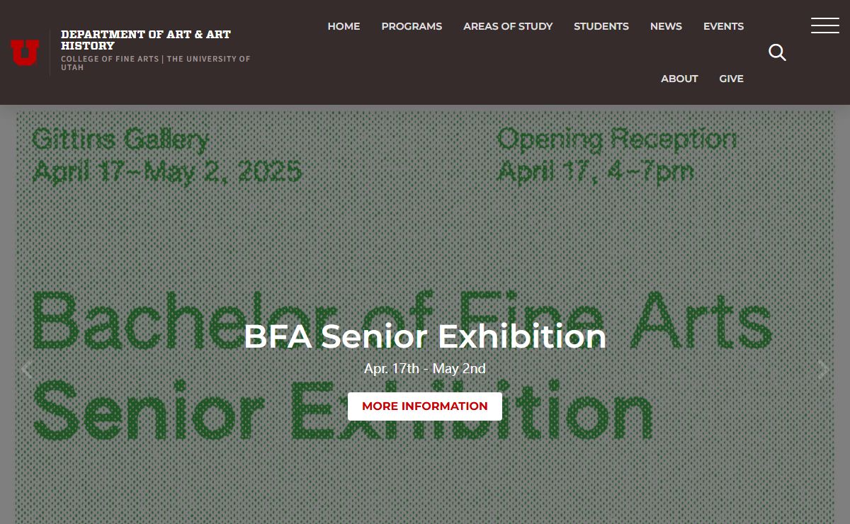 Department of Art & Art History – College of Fine Arts | The University of Utah