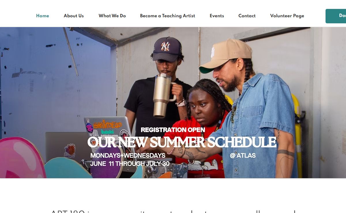 Arts Nonprofit | ART 180 | Richmond, VA