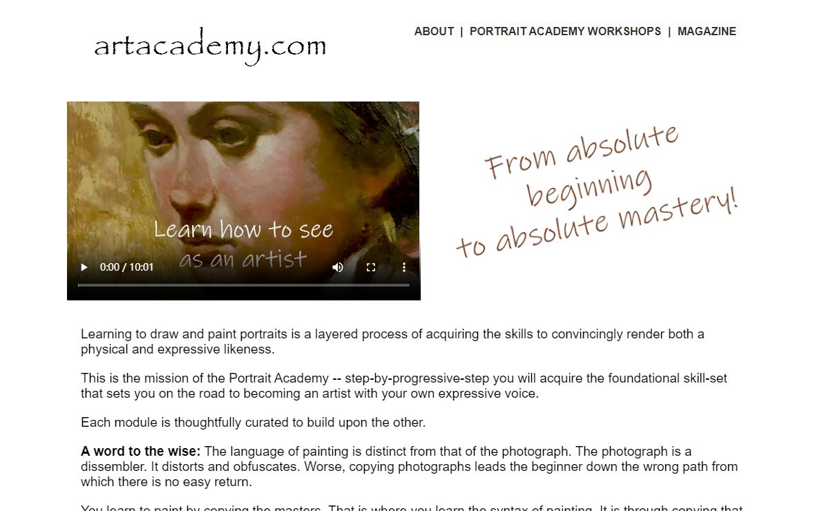 Portrait Painter Magazine