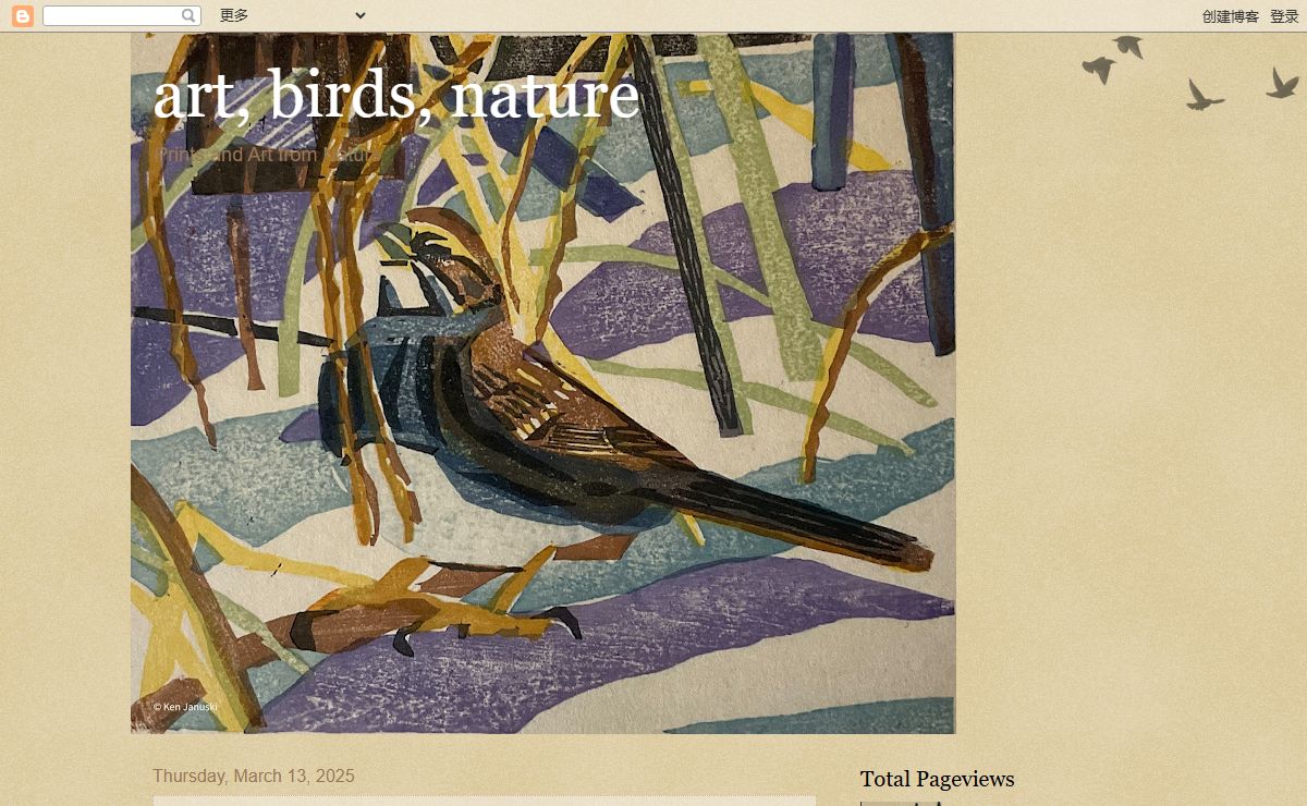 art, birds, nature