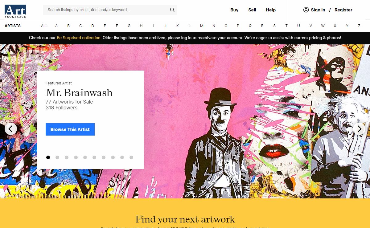 Art Brokerage - Buy and Sell Fine Art - Art Dealers and Artwork for Sale