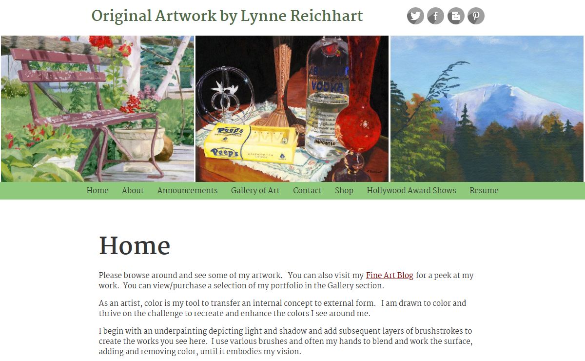 Home | Original Artwork by Lynne Reichhart