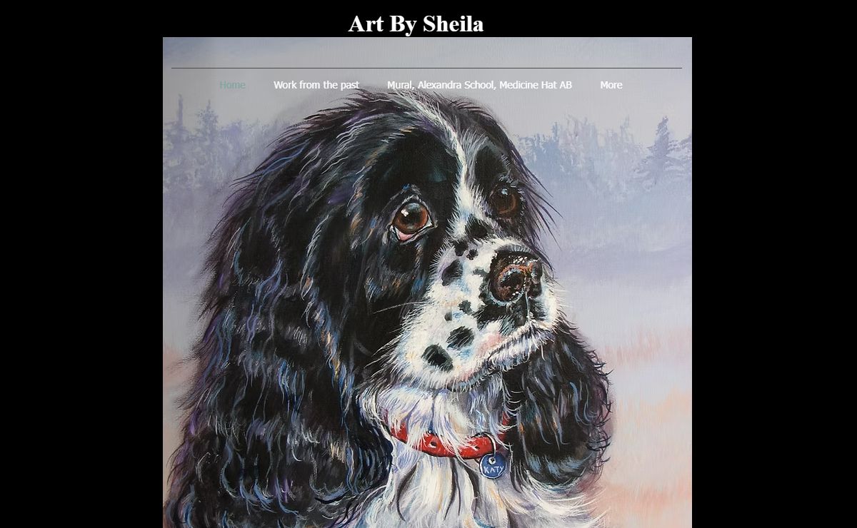Artist Landscapes Portraits Animals Pets | Art By Sheila | Brooks