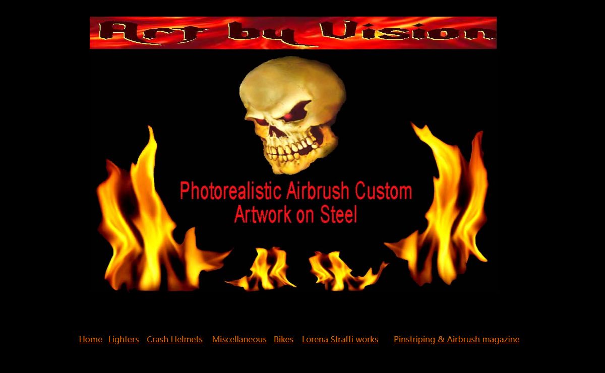 Airbrush Art Work on Steel, John Dillon and Lorena Straffi