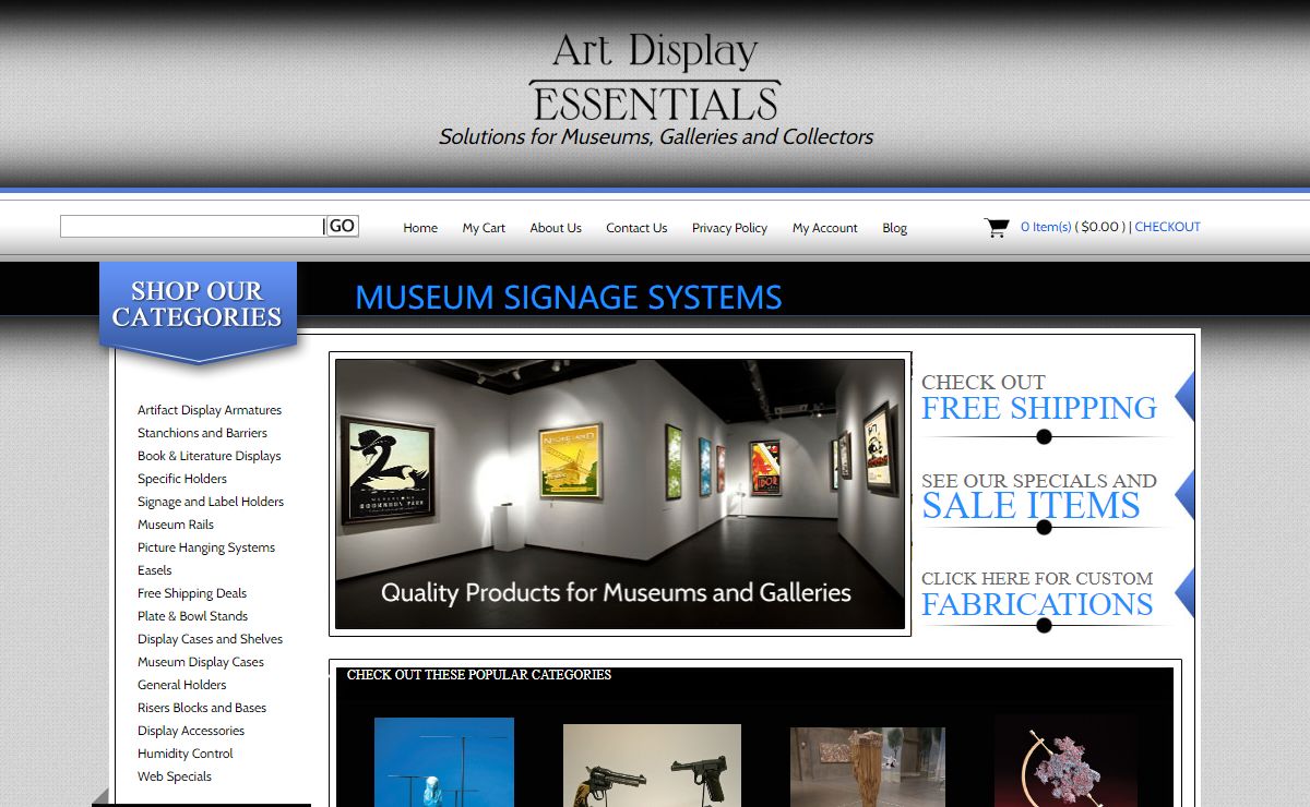 Art Display Essentials