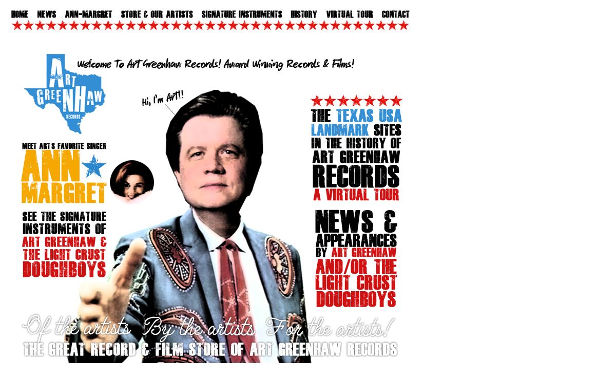 WELCOME TO ART GREENHAW RECORDS!