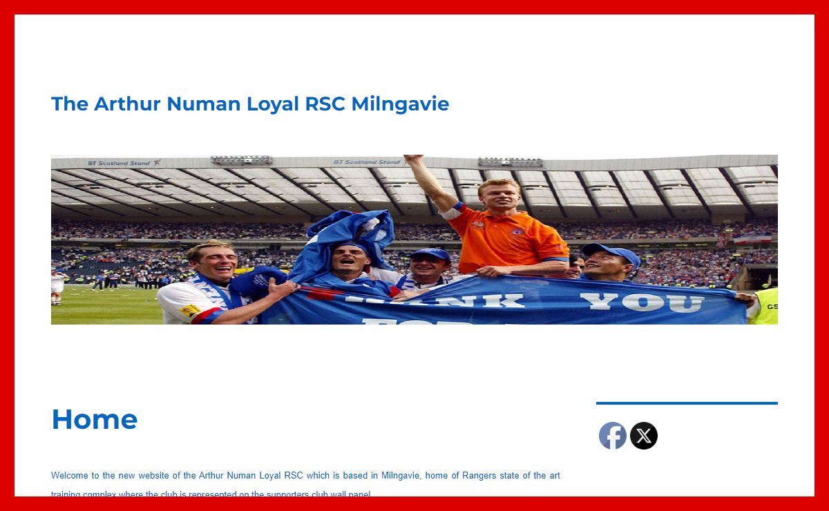 Home - The Arthur Numan Loyal RSC Milngavie