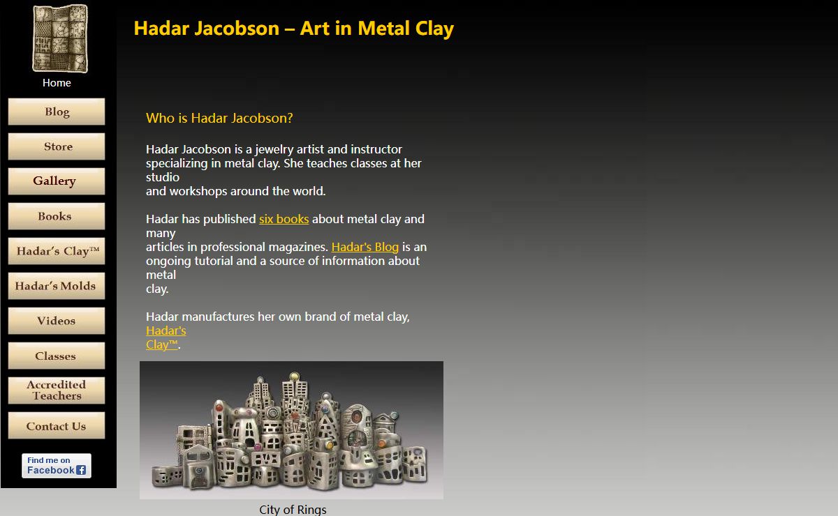 Hadar Jacobson - Art in Metal Clay