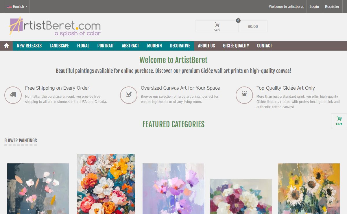 Canvas Paintings & Wall Art Prints for Sale | Stunning Home Décor