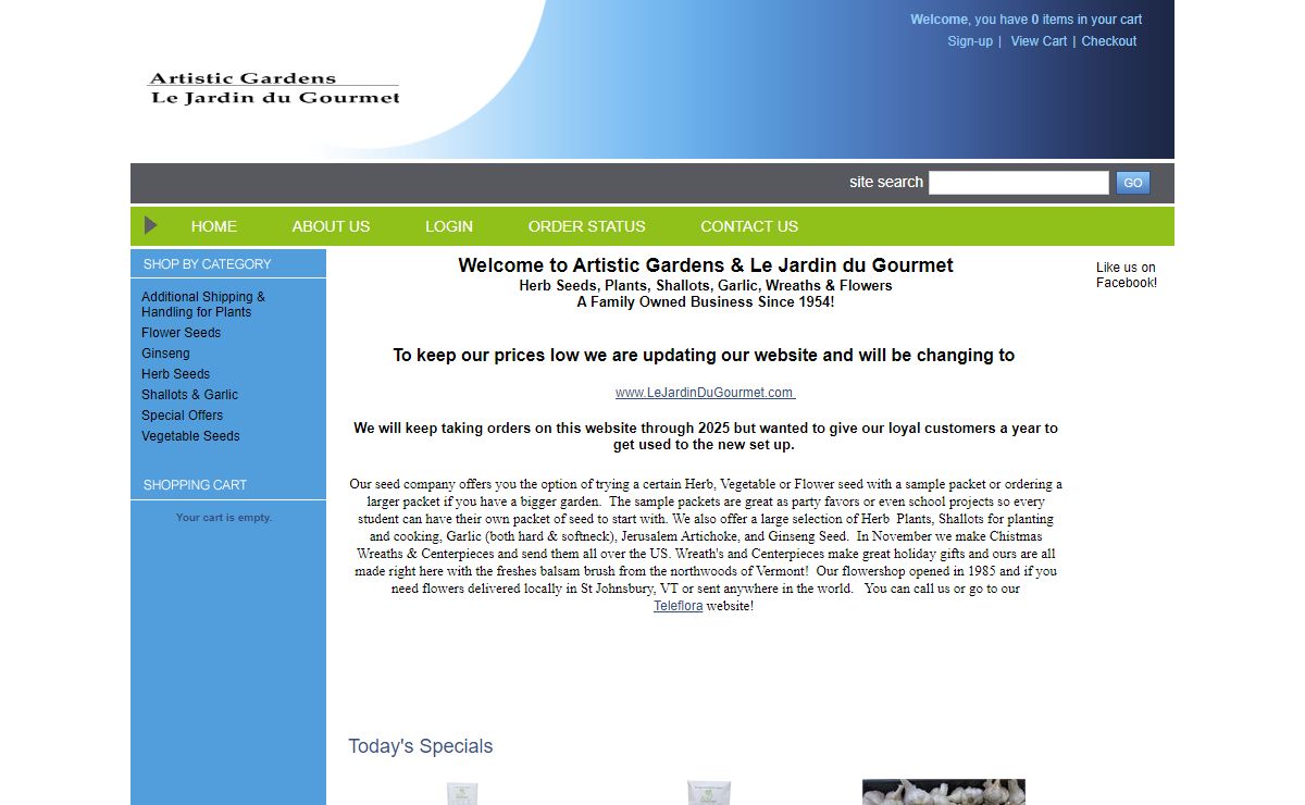 Artistic Gardens / Le Jardin du Gourmet