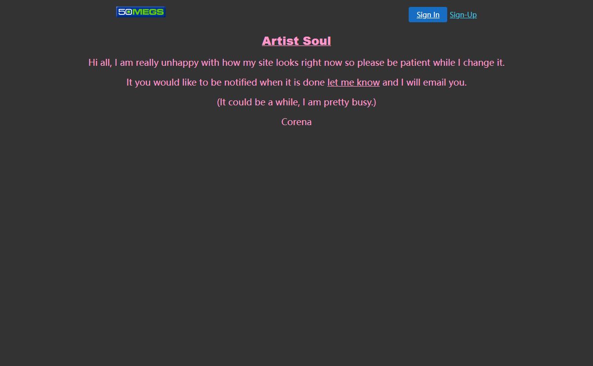 An Artist's Soul