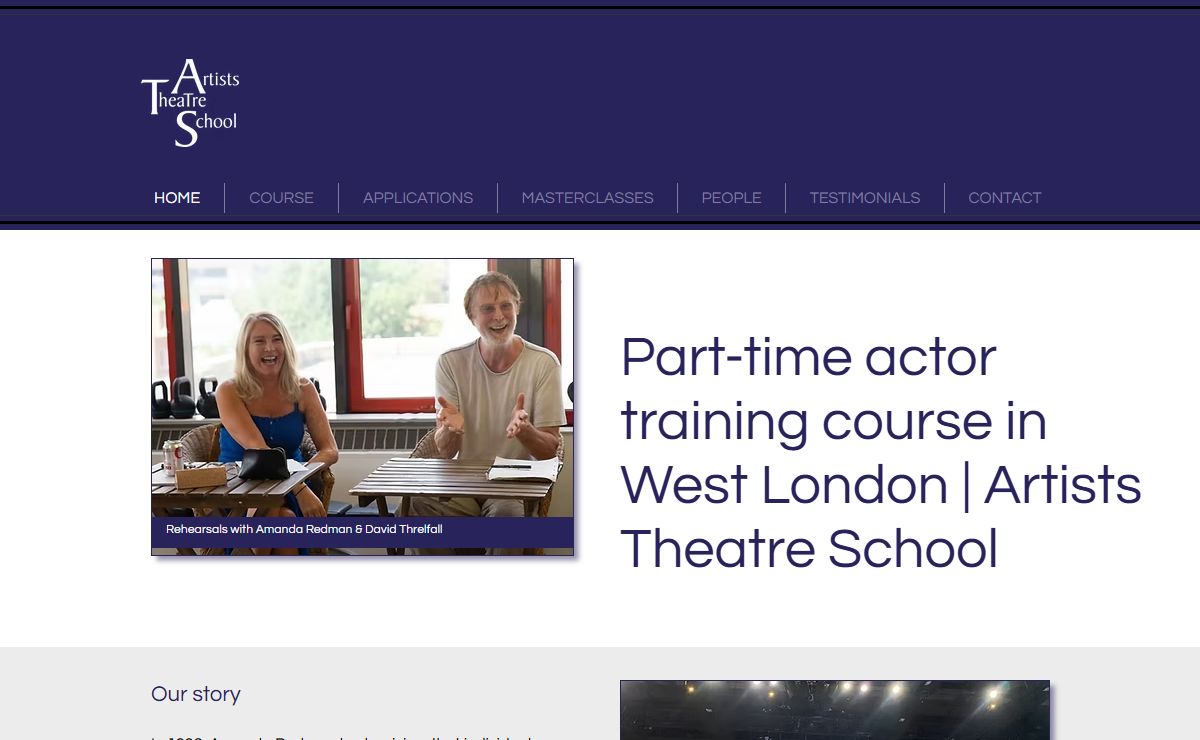 Artists Theatre School | Part-Time Acting Course | London, UK