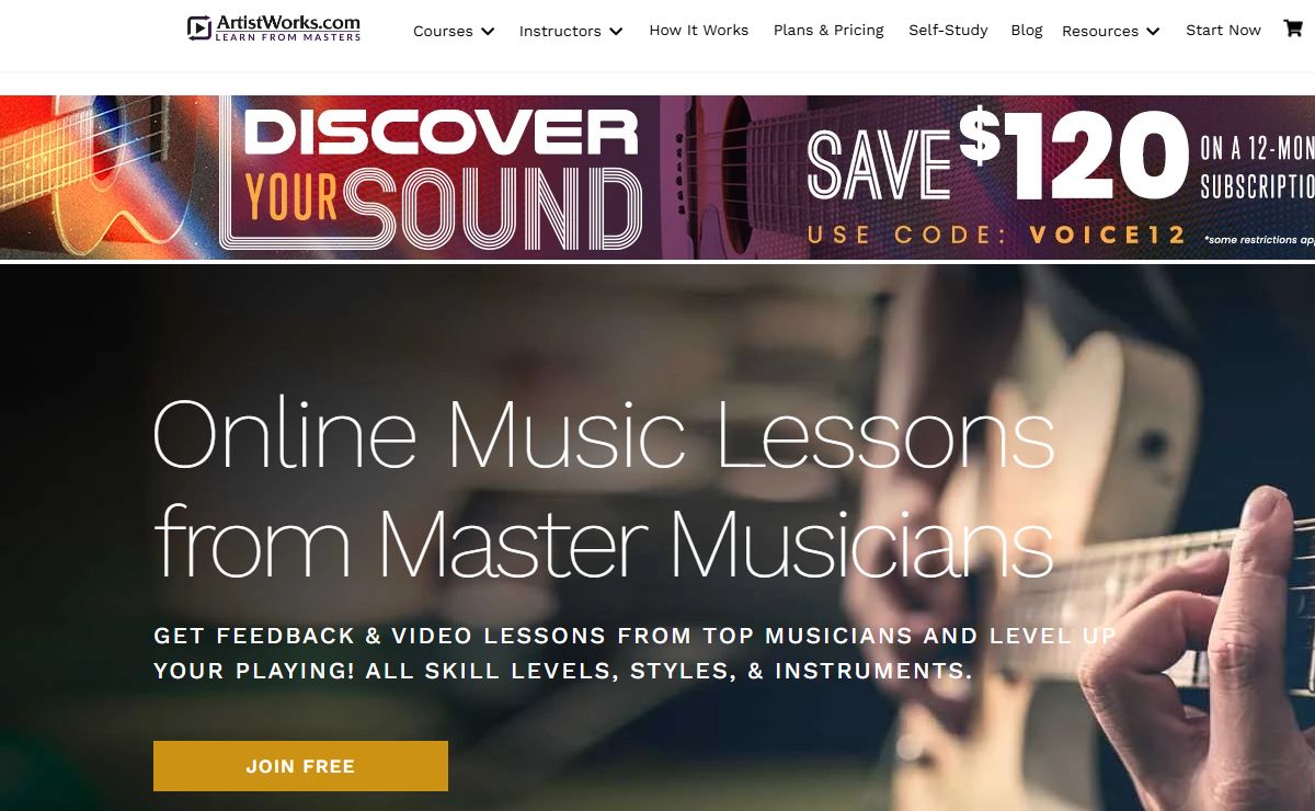 Online Music Lessons with Master Musicians | ArtistWorks