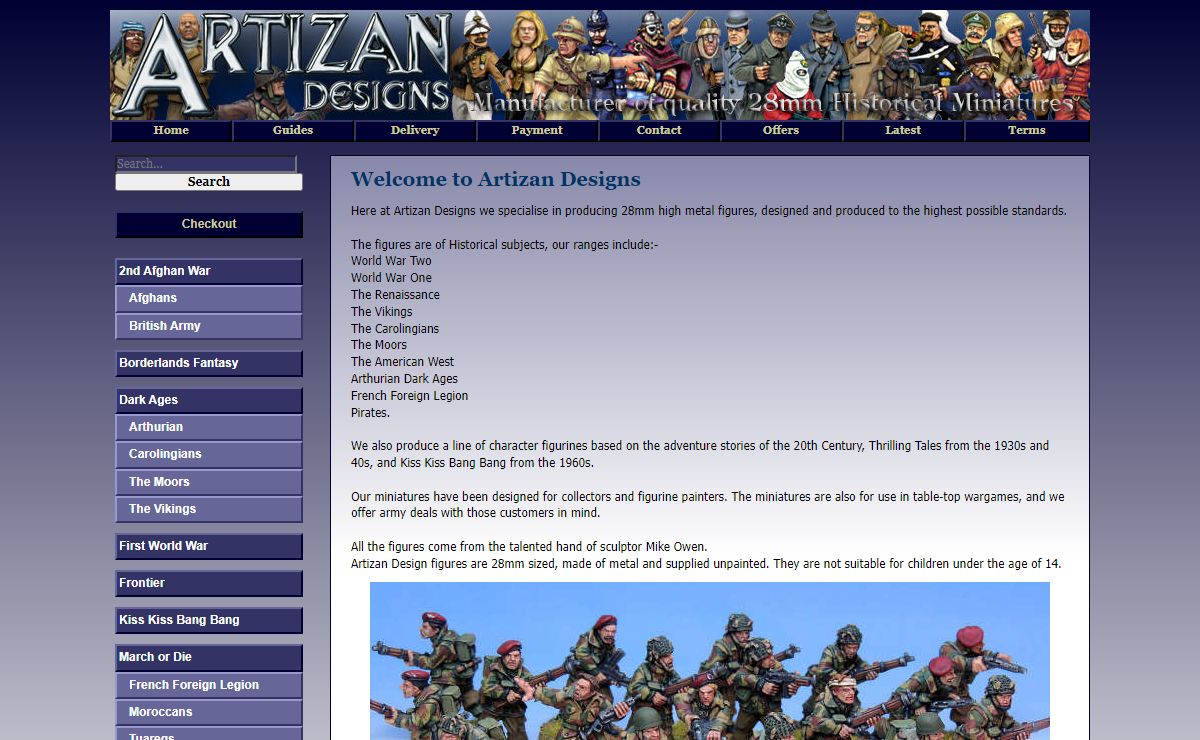 Artizan Designs - Home Page